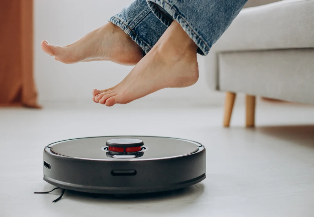 self cleaning vacuum robot